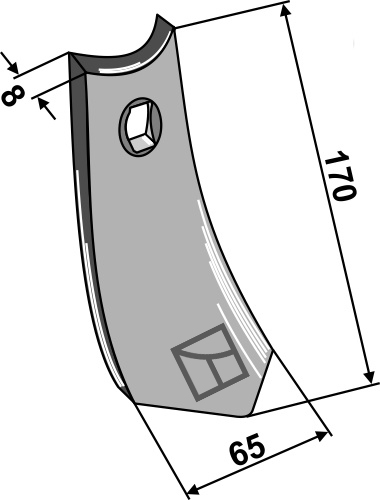 Schar 65mm geeignet für: Marsk-Stig Accesorios para brazos en S