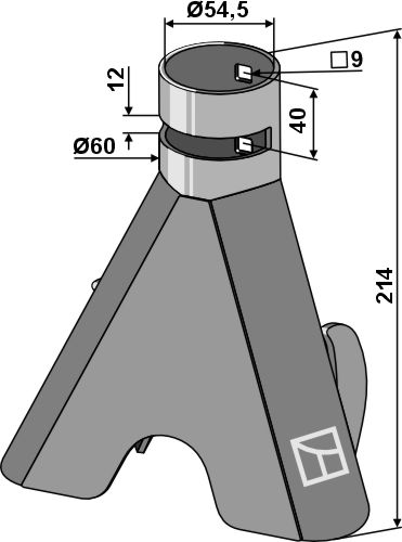 Ploeglichaam type BP-324 PS(L)