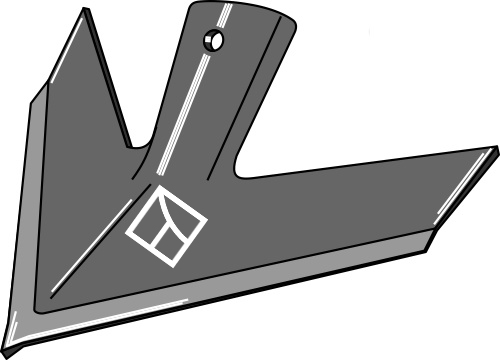 Schnell-Wechsel-Flügelschar für Flachgrubber geeignet für: Rabe