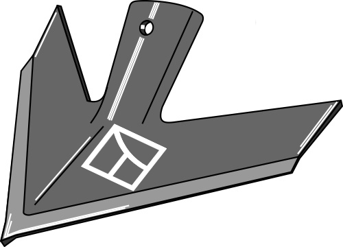 Schnell-Wechsel-Flügelschar für Flachgrubber geeignet für: Nichols - Piese cultivatoare