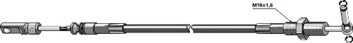 Bowdenzug - 1600 geeignet für: Baas-Trima Cablu control