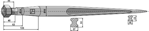 Ploeglichaam type BP-321 PS(L)