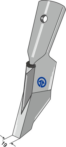 Schnell-Wechsel-Schar - SERIE 200 geeignet für: Quick change knives with welded tips BOURGAULT
