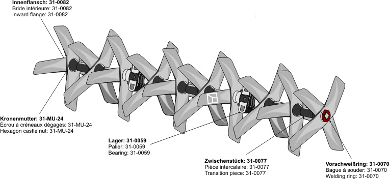 Ploeglichaam type DuraMaxx / W40 - W52
