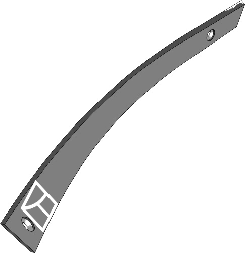 Streichblech-Streifen US35 L - 730 - links geeignet für: Krone Ploegdelen 