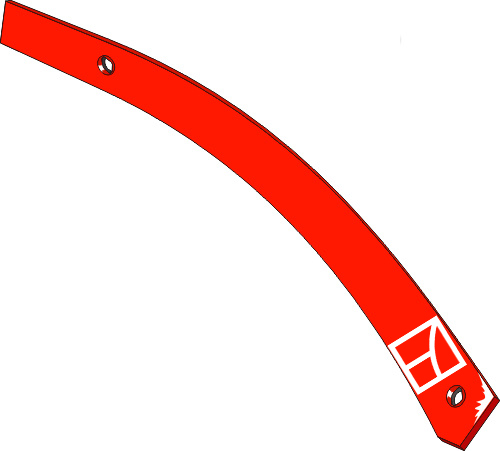 Streichblech-Streifen - rechts geeignet für: Pöttinger Pflugteile