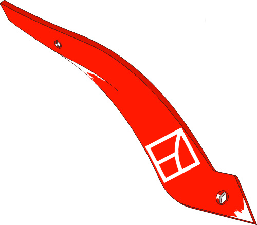 Streichblech-Streifen - rechts geeignet für: Vogel und Noot plow parts