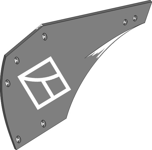 Streichblech-Hinterteil - links geeignet für: Pöttinger plow parts