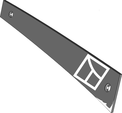 Streichblech-Streifen - rechts geeignet für: Agrolux plow parts