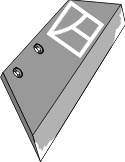 Wechselspitzenschar - 16'' - links geeignet für: Kuhn plow parts