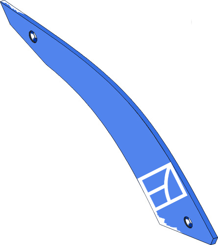 Streichblech-Streifen SRP350W41 - rechts geeignet für: Niemeyer Części płużne