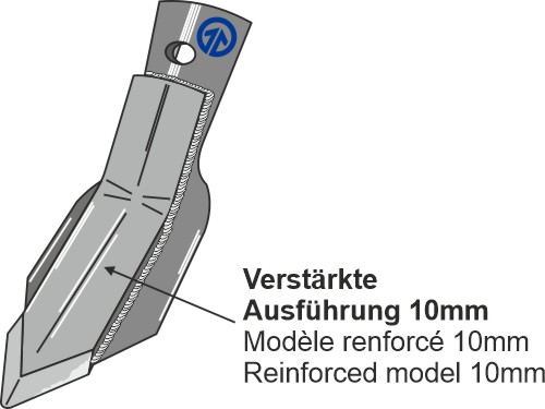 Schnell-Wechsel-Schar - 100mm geeignet für: Bicos - sistema de substituição rápida - Serie 410 - 8mm
