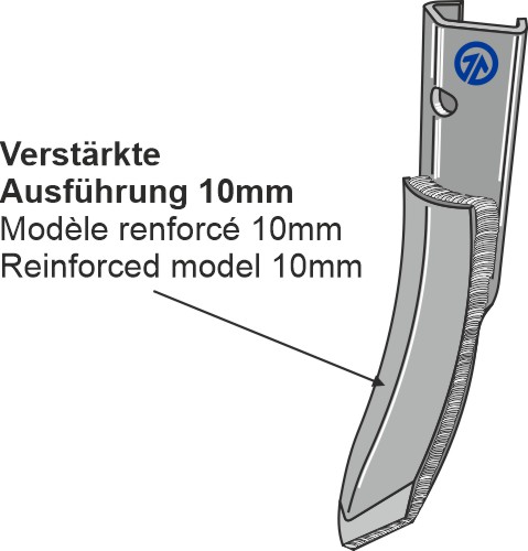 Schnell-Wechsel-Schar - 50mm geeignet für: Rejas cambio rápido - SERIE 410 - 6 mm
