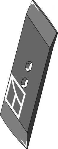 Wechselspitze M1000 - rechts geeignet für: Frost Piese pentru plug