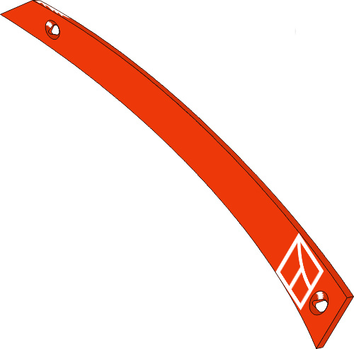 Streichblech-Streifen - rechts geeignet für: Kuhn plow parts