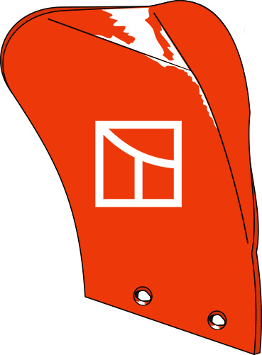 Düngereinlegerblech MS2 - rechts geeignet für: Niemeyer Herramientas ante-vertedera