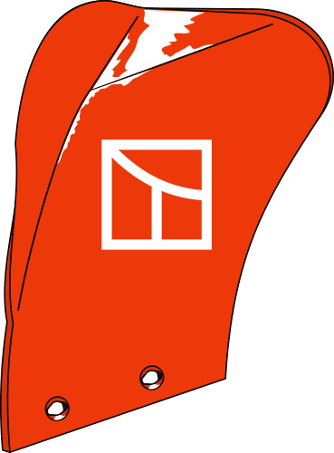 Düngereinlegerblech MS2 - links geeignet für: Niemeyer Herramientas ante-vertedera