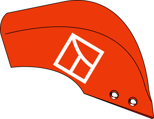 Düngereinlegerblech R3a - rechts geeignet für: Niemeyer Herramientas ante-vertedera