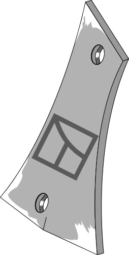 Streichblech-Vorderteil - rechts geeignet für: Niemeyer plow parts