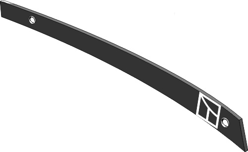 Streichblech-Streifen 610mm - rechts geeignet für: Pöttinger Części płużne