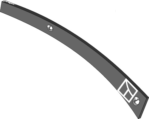 Streichblech-Streifen - rechts geeignet für: Överum Plovskær  