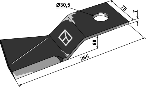 Schlegel - links geeignet für: Major Y-образный нож, Билы, Билы PTA