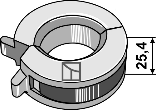 Justerings clips for spindel Ø30mm - Ø38mm
