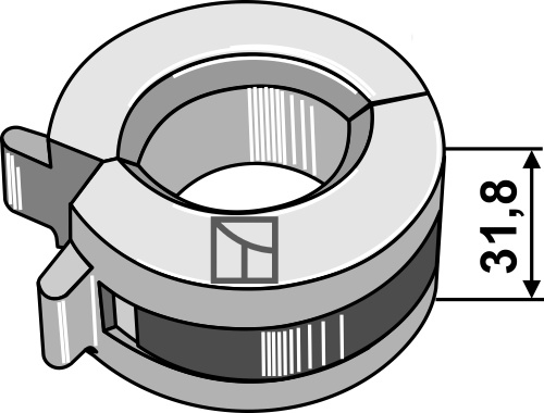 Hydro-clip passend voor assen Ø30mm - Ø38mm
