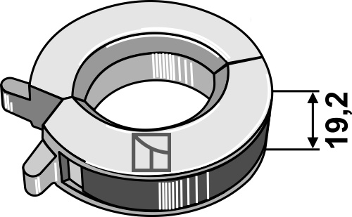 Hydro-clip passend voor assen Ø30mm - Ø38mm