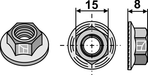 Deutz-Fahr Bolts for rotary mower blades
