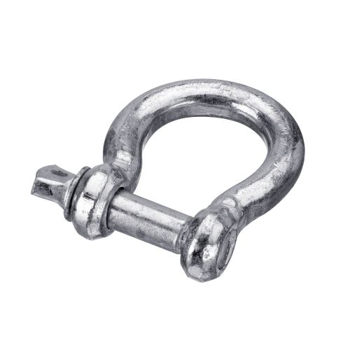 Standard curved shackles, galvanized