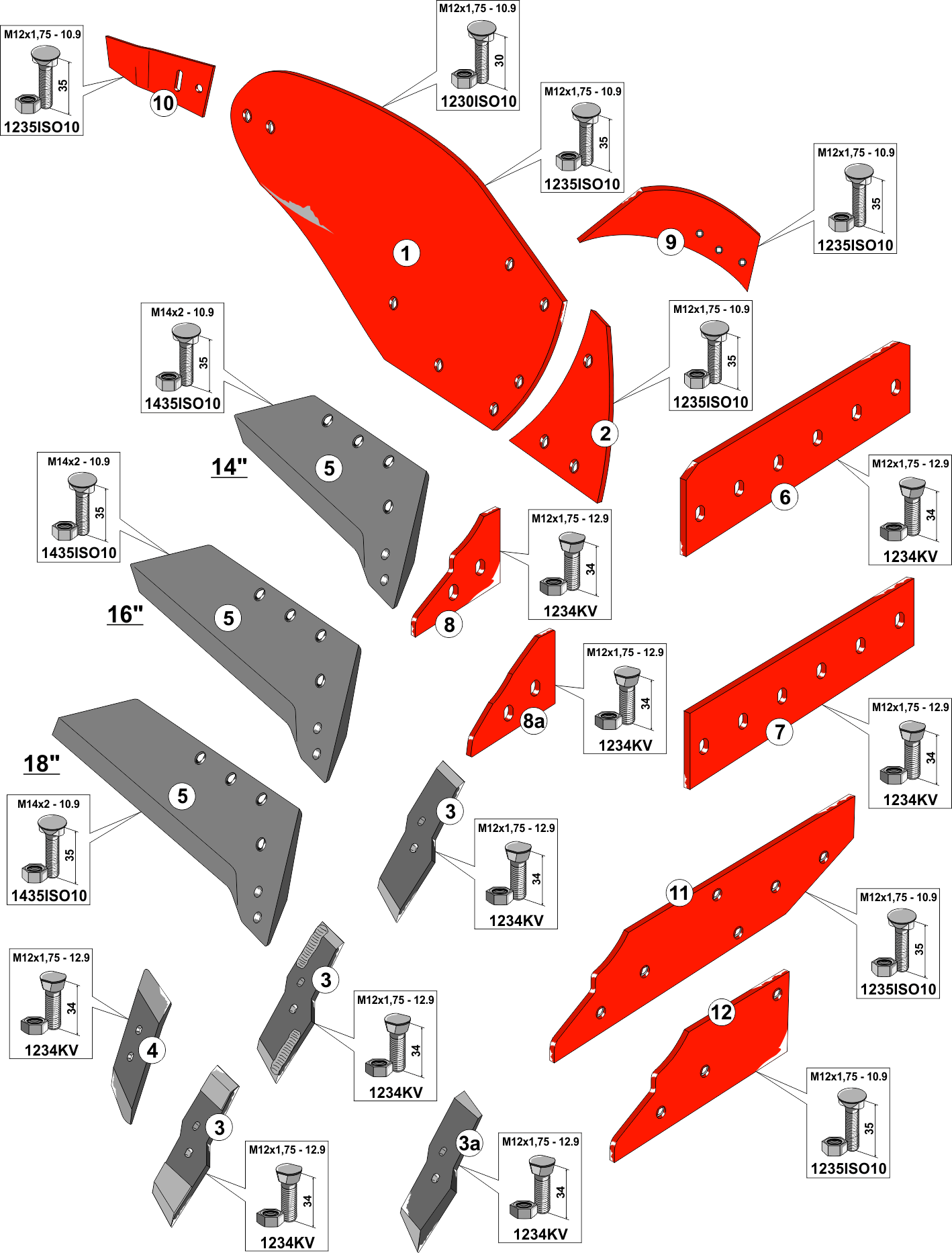 Typ korpusu pługa H6