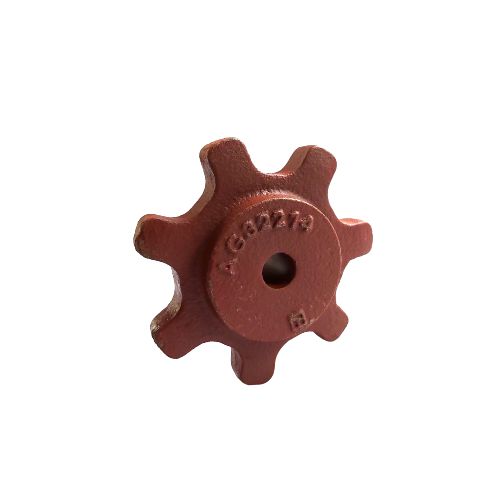 Chain sprockets for steel link articulated chains