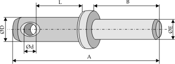 Lower - link pins to be welded - Cat. I - Cat. II and Cat.III